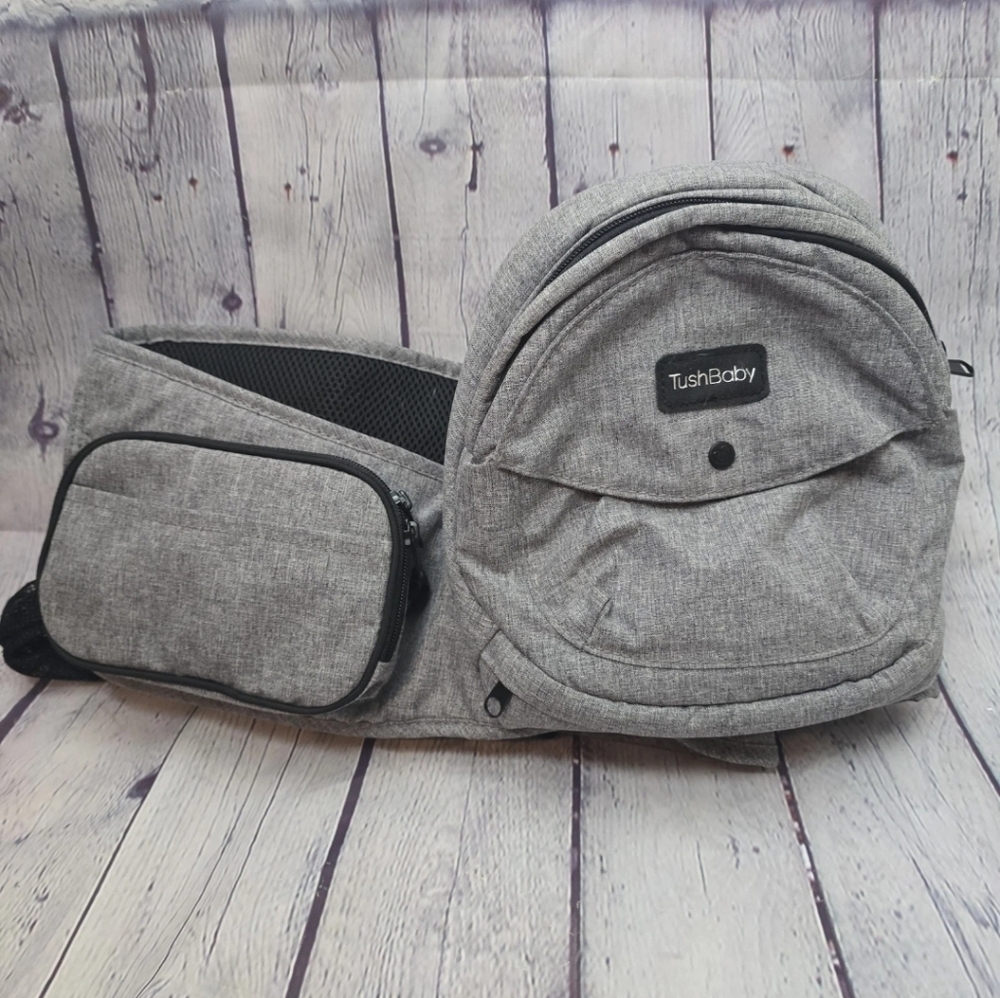 Tushbaby Kids Hip Gray Belt Bag